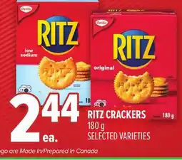 Metro RITZ CRACKERS offer