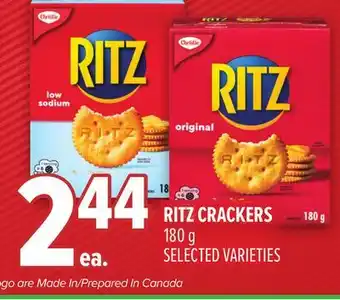 Metro RITZ CRACKERS offer