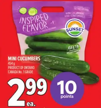 Metro MINI CUCUMBERS offer