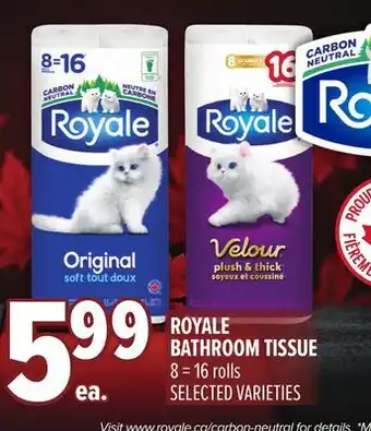 Metro ROYALE BATHROOM TISSUE offer