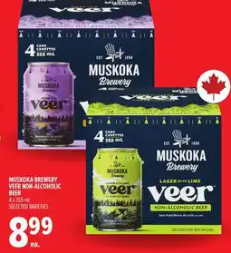 Metro MUSKOKA BREWERY VEER NON-ALCOHOLIC BEER offer
