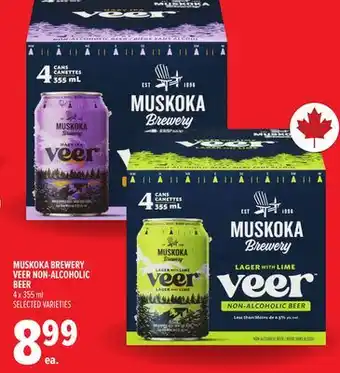 Metro MUSKOKA BREWERY VEER NON-ALCOHOLIC BEER offer