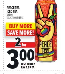 Metro PEACE TEA ICED TEA offer