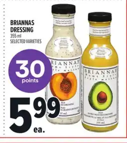 Metro BRIANNAS DRESSING offer