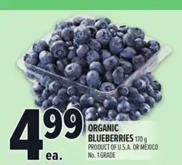 Metro ORGANIC BLUEBERRIES offer