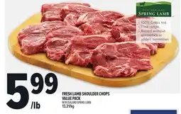 Metro NEW ZEALAND SPRING LAMB FRESH LAMB SHOULDER CHOPS VALUE PACK offer