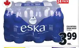 Metro ESKA NATURAL SPRING WATER offer
