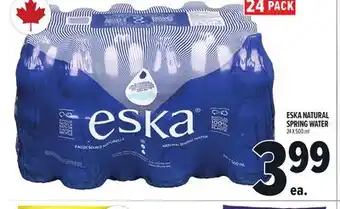 Metro ESKA NATURAL SPRING WATER offer