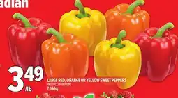 Metro LARGE RED, ORANGE OR YELLOW SWEET PEPPERS offer