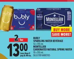 Metro BUBLY SPARKLING WATER BEVERAGE offer