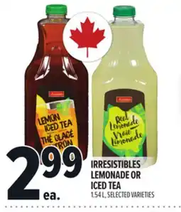 Metro IRRESISTIBLES LEMONADE OR ICED TEA offer