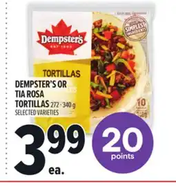 Metro DEMPSTER'S OR TIA ROSA TORTILLAS offer