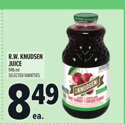 Metro R. W. KNUDSEN JUICE offer