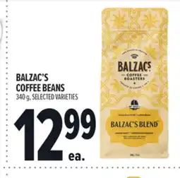 Metro BALZAC'S COFFEE BEANS offer