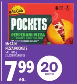 Metro MCCAIN PIZZA POCKETS offer
