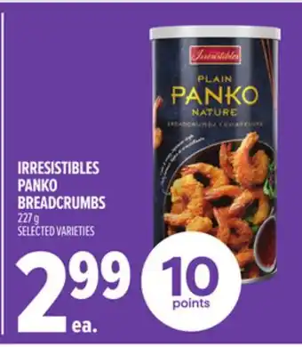 Metro IRRESISTIBLES PANKO BREADCRUMBS offer