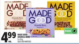 Metro MADE GOOD GRANOLA BARS offer