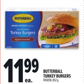 Metro BUTTERBALL TURKEY BURGERS offer