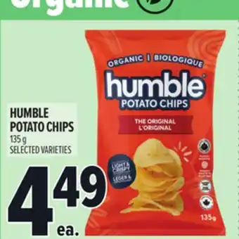 Metro HUMBLE POTATO CHIPS offer