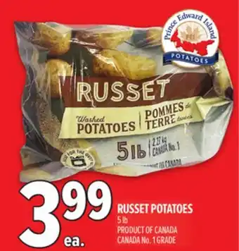 Metro RUSSET POTATOES offer