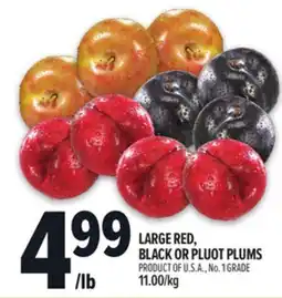 Metro LARGE RED, BLACK OR PLUOT PLUMS offer
