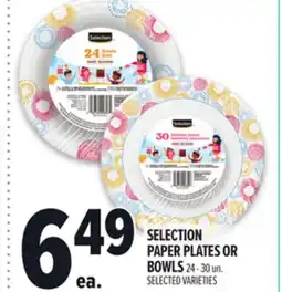 Metro SELECTION PAPER PLATES OR BOWLS offer