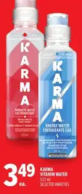 Metro KARMA VITAMIN WATER offer