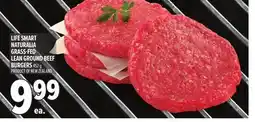 Metro LIFE SMART NATURALIA GRASS-FED LEAN GROUND BEEF BURGERS offer