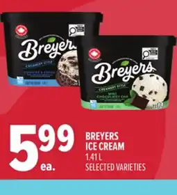 Metro BREYERS ICE CREAM offer