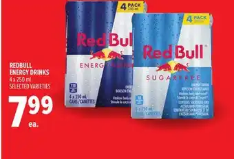 Metro REDBULL ENERGY DRINKS offer