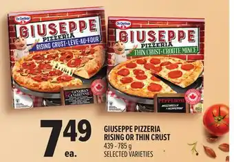Metro DR. OETKER GIUSEPPE PIZZERIA RISING OR THIN CRUST offer