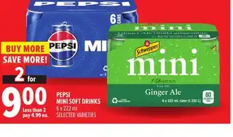 Metro PEPSI MINI SOFT DRINKS offer