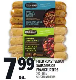Metro FIELD ROAST VEGAN SAUSAGES OR FRANKFURTERS offer