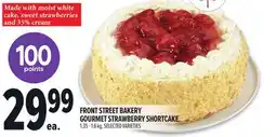 Metro FRONT STREET BAKERY GOURMET STRAWBERRY SHORTCAKE offer