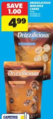 Real Canadian Superstore DRIZZILICIOUS MINI RICE CAKES, 113 G offer