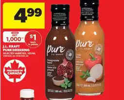 Real Canadian Superstore J.L. KRAFT PURE DRESSING, 355 ML offer