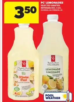 Real Canadian Superstore PC LEMONADES, 1.54 L offer