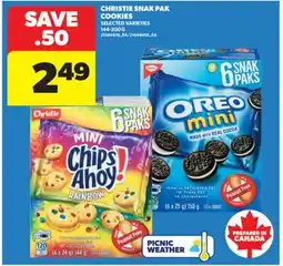 Real Canadian Superstore CHRISTIE SNAK PAK COOKIES, 144-200 G offer