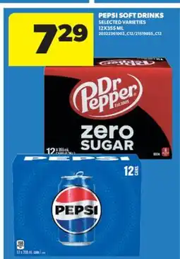 Real Canadian Superstore PEPSI SOFT DRINKS,12X355 ML offer