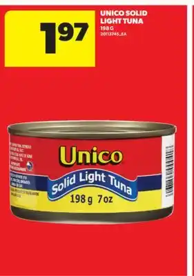 Real Canadian Superstore UNICO SOLID LIGHT TUNA, 198 G offer