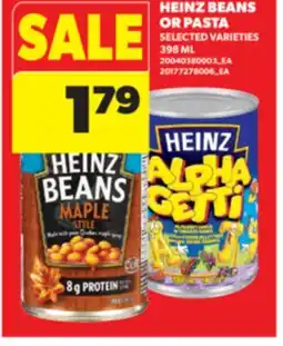 Real Canadian Superstore HEINZ BEANS OR PASTA, 398 ML offer