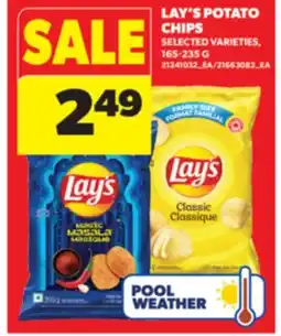 Real Canadian Superstore LAY'S POTATO CHIPS, 165-235 G offer