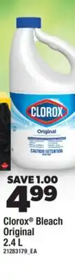 Real Canadian Superstore CLOROX BLEACH, 2.4 L offer
