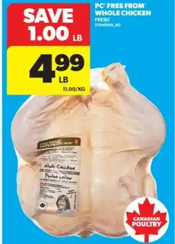 Real Canadian Superstore PC FREE FROM WHOLE CHICKEN offer