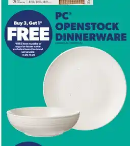 Real Canadian Superstore PC OPENSTOCK DINNERWARE offer
