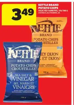 Real Canadian Superstore KETTLE BRAND POTATO CHIPS, 156/198 G offer