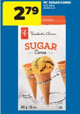 Real Canadian Superstore PC SUGAR CONES, 12' S, 142 G offer