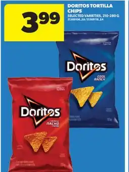 Real Canadian Superstore DORITOS TORTILLA CHIPS, 210-280 G offer