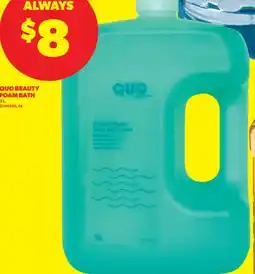 Real Canadian Superstore QUO BEAUTY FOAM BATH, 3 L offer