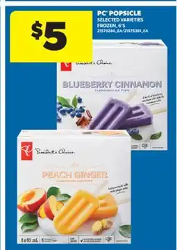 Real Canadian Superstore PC POPSICLE, 6'S offer